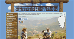 Desktop Screenshot of centre-equestre-stfrancois.com